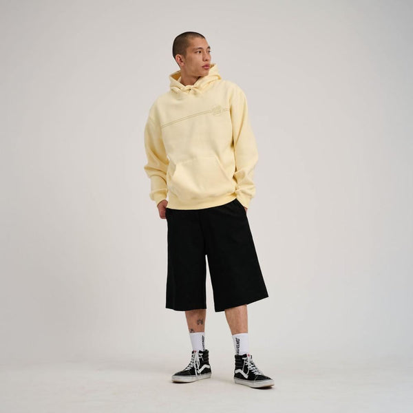 Santa Cruz Hood Tonal Opus Dot Stripe Hood - Vanilla - Skatewarehouse.co.uk