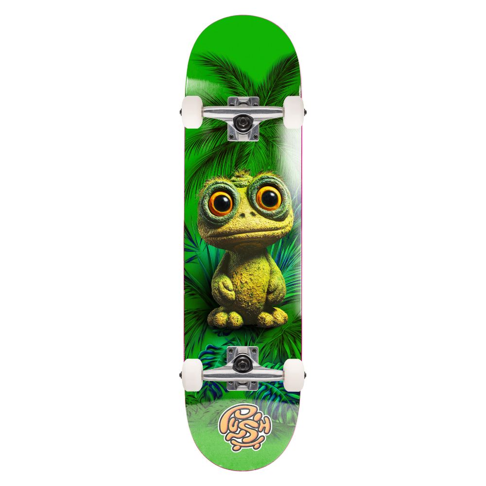 Push Mr Frog FP Soft Top Green Complete Skateboard - 7.0"
