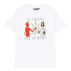 Toy Machine Bury The Hatchet Tee White - Skatewarehouse.co.uk