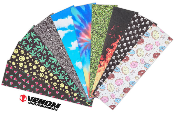 Venom Professional Grade Skateboard Griptape 9