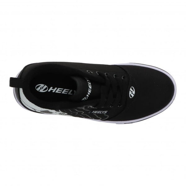 Heelys Pro 20 PRNT Glow - Black / White - Skatewarehouse.co.uk