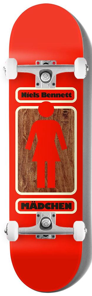 Girl Til W41 Niels Bennett x Venom Custom Complete Skateboard - 8.125" - Skatewarehouse.co.uk