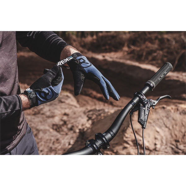 REKD Status BMX Scooter MTB Riding Gloves - Blue - Skatewarehouse.co.uk