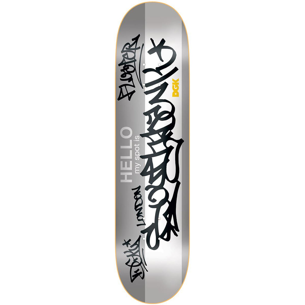 DGK 'My Spot Is Southbank' Skateboard Deck - 8.06"
