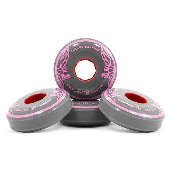 Red Eye Animal Banning Inline Skate Wheels - Grey