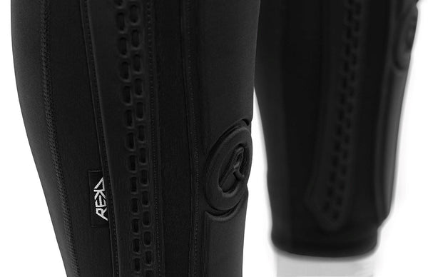 REKD Energy Covert Shin Impact Guards - Black - Skatewarehouse.co.uk