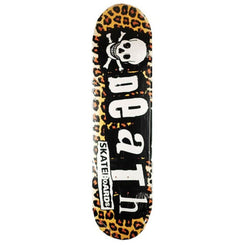 Death Leopard Skateboard Deck - 8.5"