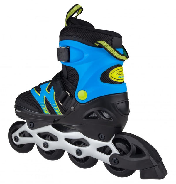Skatelife Inline Skates Motion Adjustable Medium - Black / Blue - Skatewarehouse.co.uk