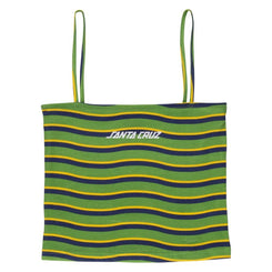 Santa Cruz Womens Vest Strip Vest - Apple Wave Stripe - Skatewarehouse.co.uk