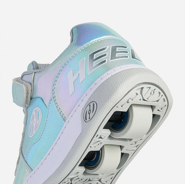 Heelys X2 Rezerve Low X2 - Silver / Grey / White - Skatewarehouse.co.uk