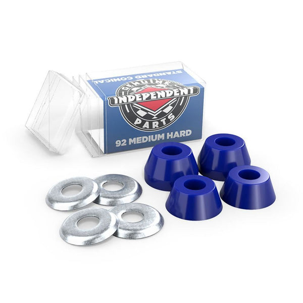 Indy Bushings Standard Conical Medium Hard92 - Blue - Skatewarehouse.co.uk