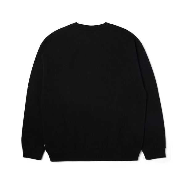 Triple Triangle Embroidered Crew (Black / Grey)
