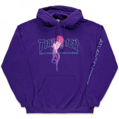 Thrasher Hoody Atlantic Drift - Purple - Skatewarehouse.co.uk