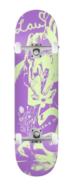 There Lau Willems Bloom Glow (Purple) x Venom Custom Complete Skateboard - 8.5"