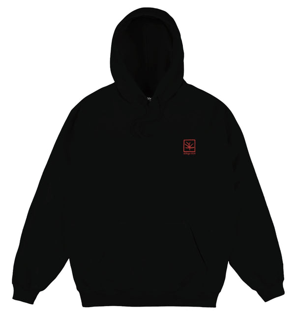 Magenta Bonsai Hoodie Black