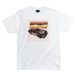 Bronson T-Shirt Ceramics Car - White - Skatewarehouse.co.uk