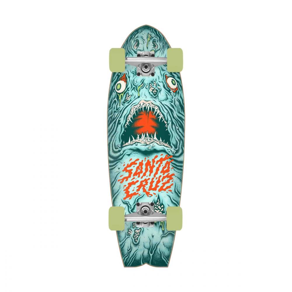 Santa Cruz Cruiser Dead Shark Complete Skateboard - 8.8"