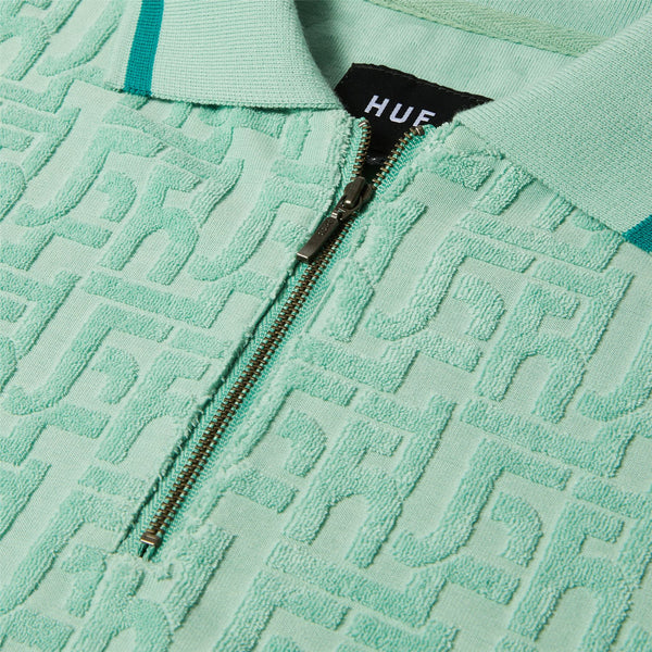 Tether Jacquard S / S Terry Top (Jade)