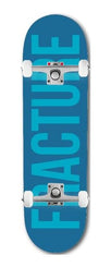 Fracture Fade Teal Custom Complete Skateboard -  8.25"