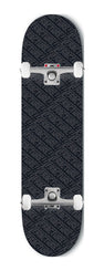 Fracture All Over Comic Black Custom Complete Skateboard -  8.25"