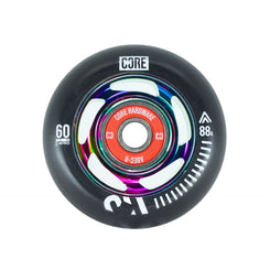 CORE Aero Inline Skate Wheels 60mm - NeoChrome (4 pack + Bearings) - Skatewarehouse.co.uk