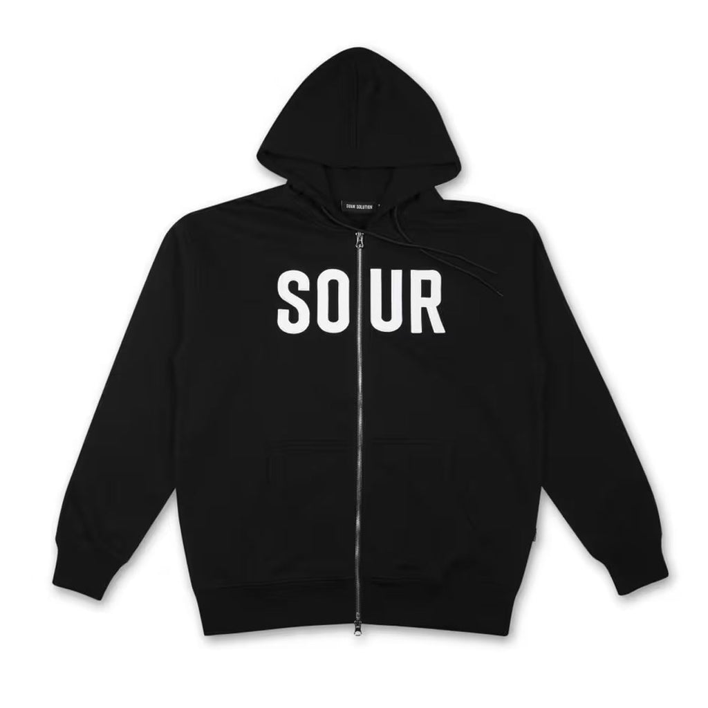 Sour Solution Army Zip Hood Black