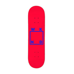 WKND Logo Red/Blue Skateboard Deck - 8.375" - Skatewarehouse.co.uk