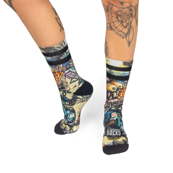 American Socks Bike Monster - Mid High Socks