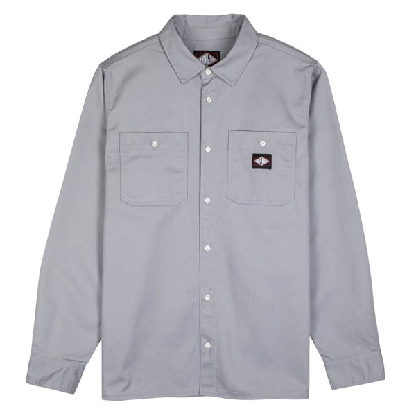 Independent Shirt Kirby Workshirt - Grey - Skatewarehouse.co.uk