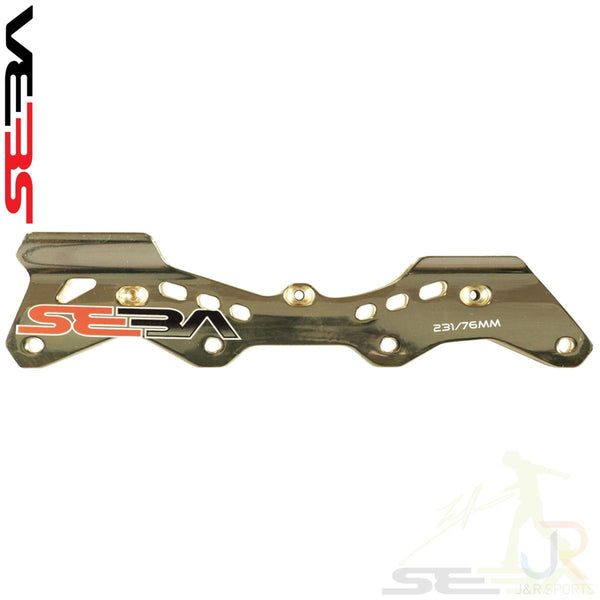 Seba '14 Deluxe Frame 243mm inc Axles / Spacers - Gold Accessories