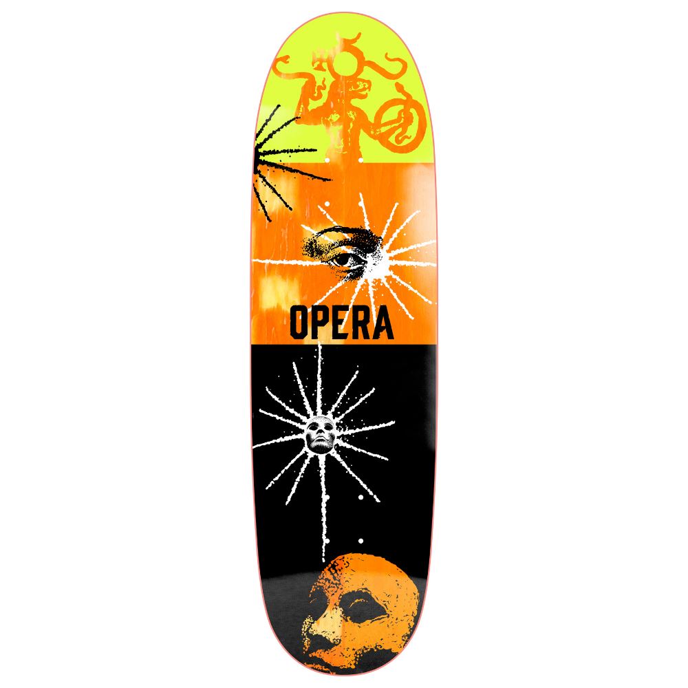 Opera Enlighten - EX7 Yellow / Orange Skateboard Deck - 9.0"
