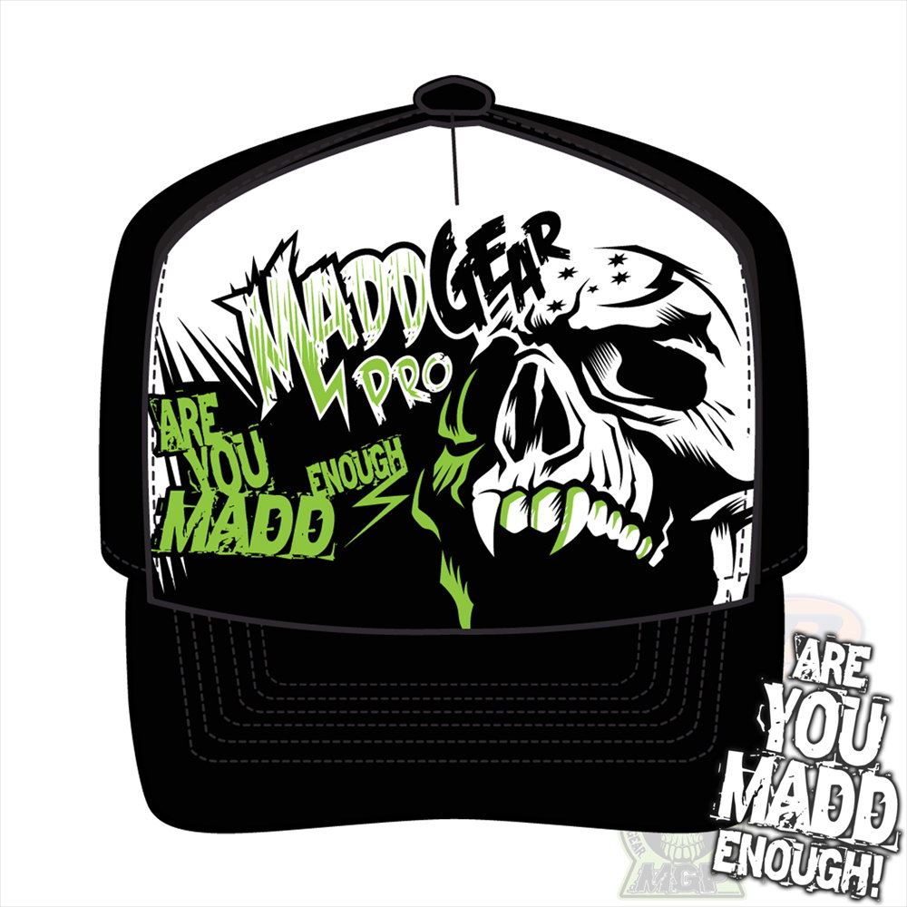 Madd Apparel MGP Crossbone Trucker Cap Black