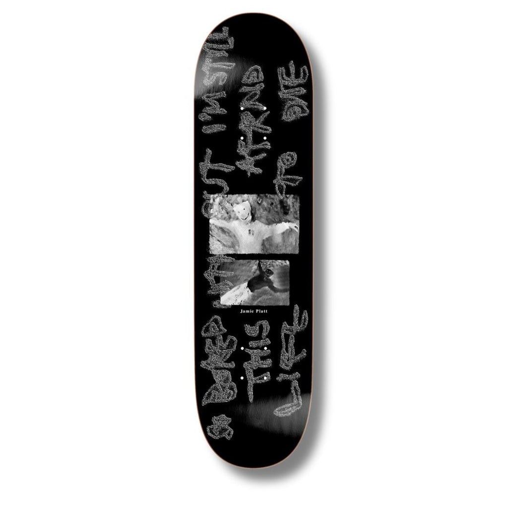 Polar Skate Co Jamie Platt - So Bored Black Skateboard Deck - 8.5"