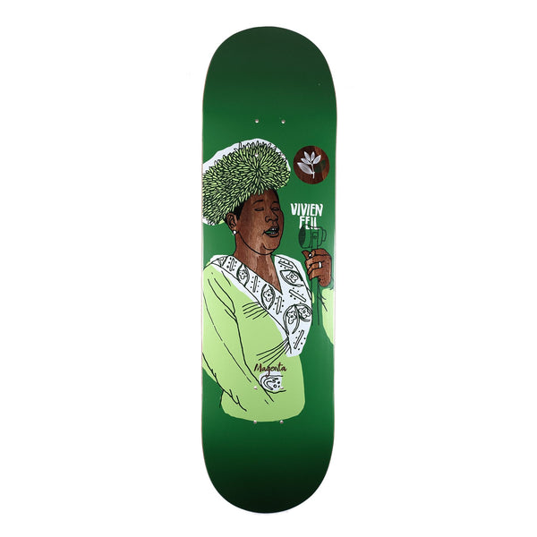 Magenta Vivien Feil Free Jazz Skateboard Deck - 8.0