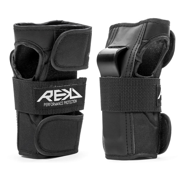 REKD Skateboard Skate Scooter BMX Wrist Guards - Black - Skatewarehouse.co.uk