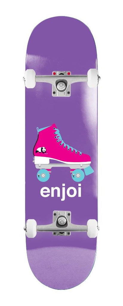 Enjoi Big Box Retro Skate R7 Purple x Venom Custom Complete Skateboard - 8.25"