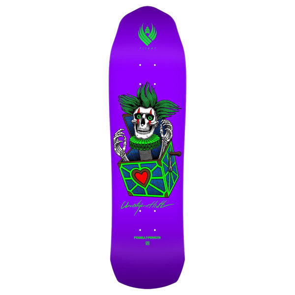 Powell Peralta FLIGHT Chris Hiett • Skull • MINI Skateboard Deck - 8.5