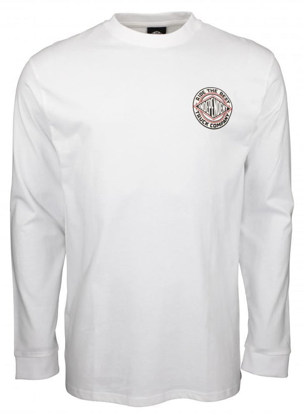 Independent Longsleeve T-Shirt BTG Summit L/S T-Shirt - White - Skatewarehouse.co.uk