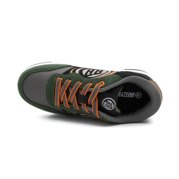 Breezy Rollers Shoes With Wheels Hero 2 - Black / Green - Skatewarehouse.co.uk