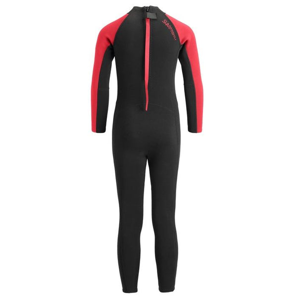 Sharptooth Kids Full Length Wetsuit - Red