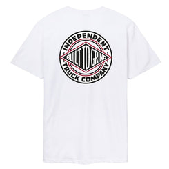 Independent T-Shirt BTG Summit T-Shirt - White / Red - Skatewarehouse.co.uk