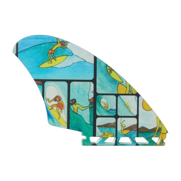 Captain Fin Co - Andy Davies Keel - Large - Multi (Futures) - L