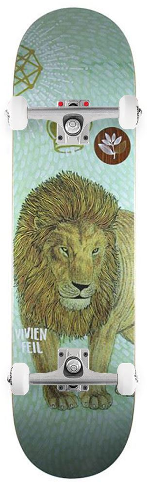 Magenta Vivien Feil Zoo Serie Board Complete Skateboard - 8.0