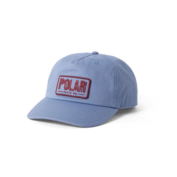 Polar Skate Co Earthquake Patch Cap (Oxford Blue) - One Size