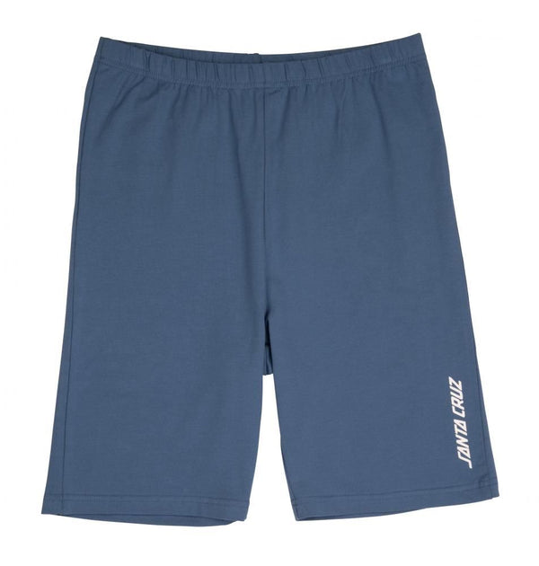 Santa Cruz Womens Shorts Strip Legging shorts - Washed Navy - Skatewarehouse.co.uk