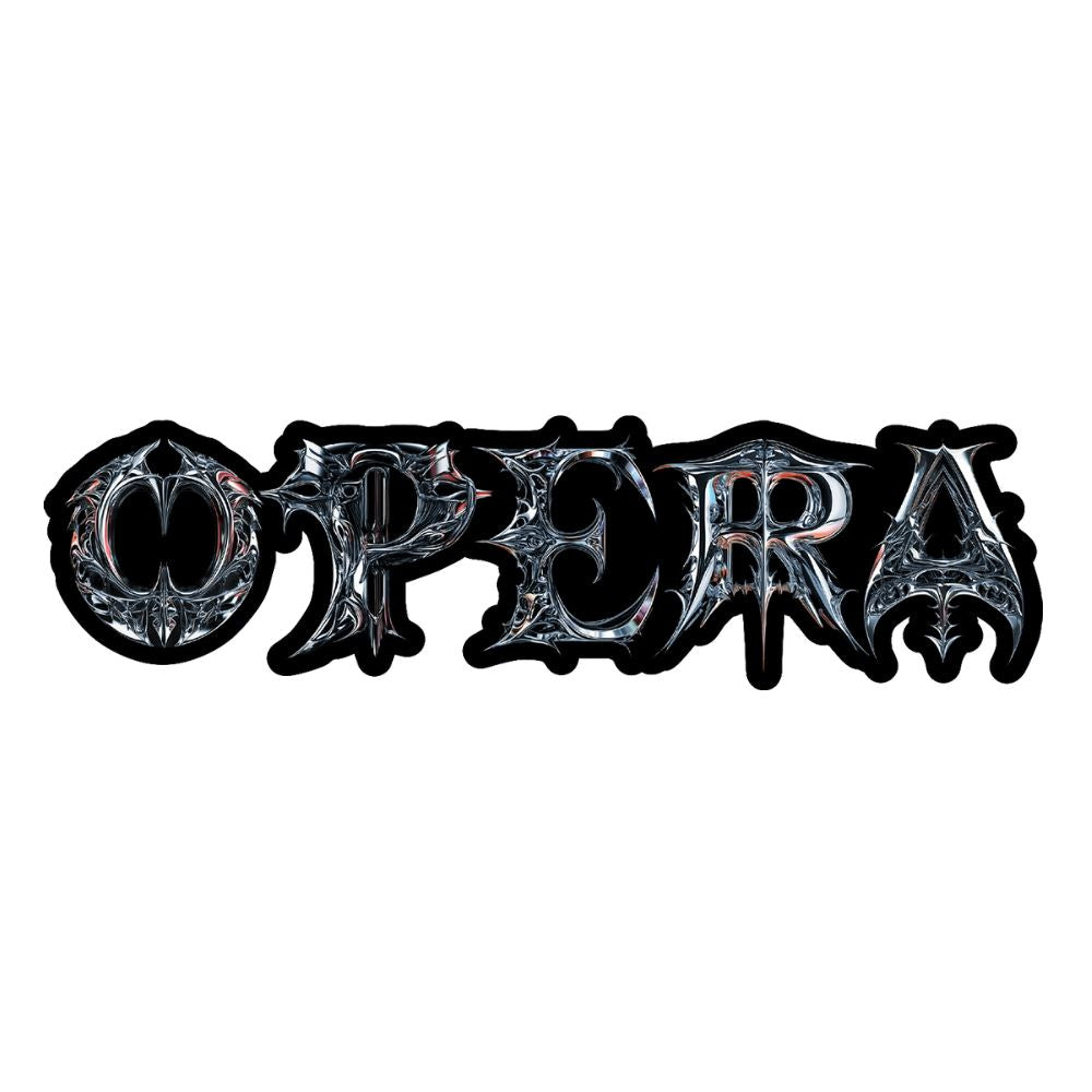 Opera Neo Silver Foil Sticker 5Pk Silver One Size