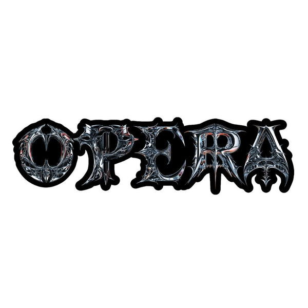 Opera Neo Silver Foil Sticker 5Pk Silver One Size