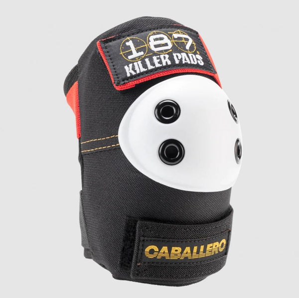 187 Killer Pads Jr. Six Pack Set Caballero - Black / Red / Gold - Skatewarehouse.co.uk