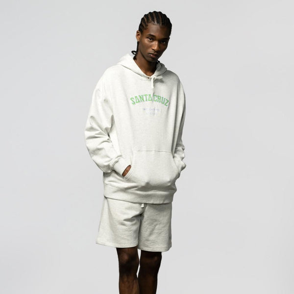 Santa Cruz Hood Collegiate Strip - Athletic Heather - Skatewarehouse.co.uk