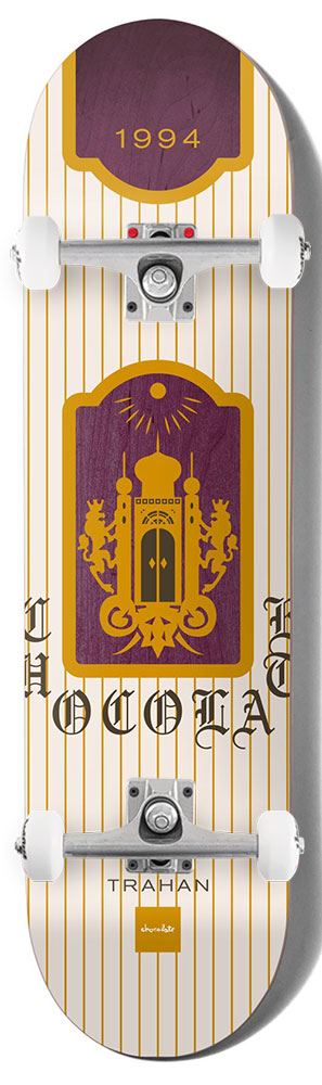 Chocolate Burn One Jordan Trahan x Venom Custom Complete Skateboard - 8.5